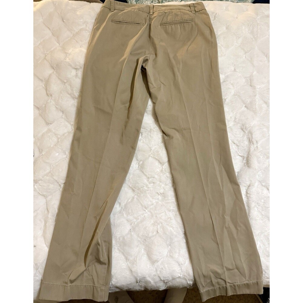 J. Crew Pants Womens 10 Tall Khaki Trousers Favorite Fit Business Career Work - Picture 6 of 6